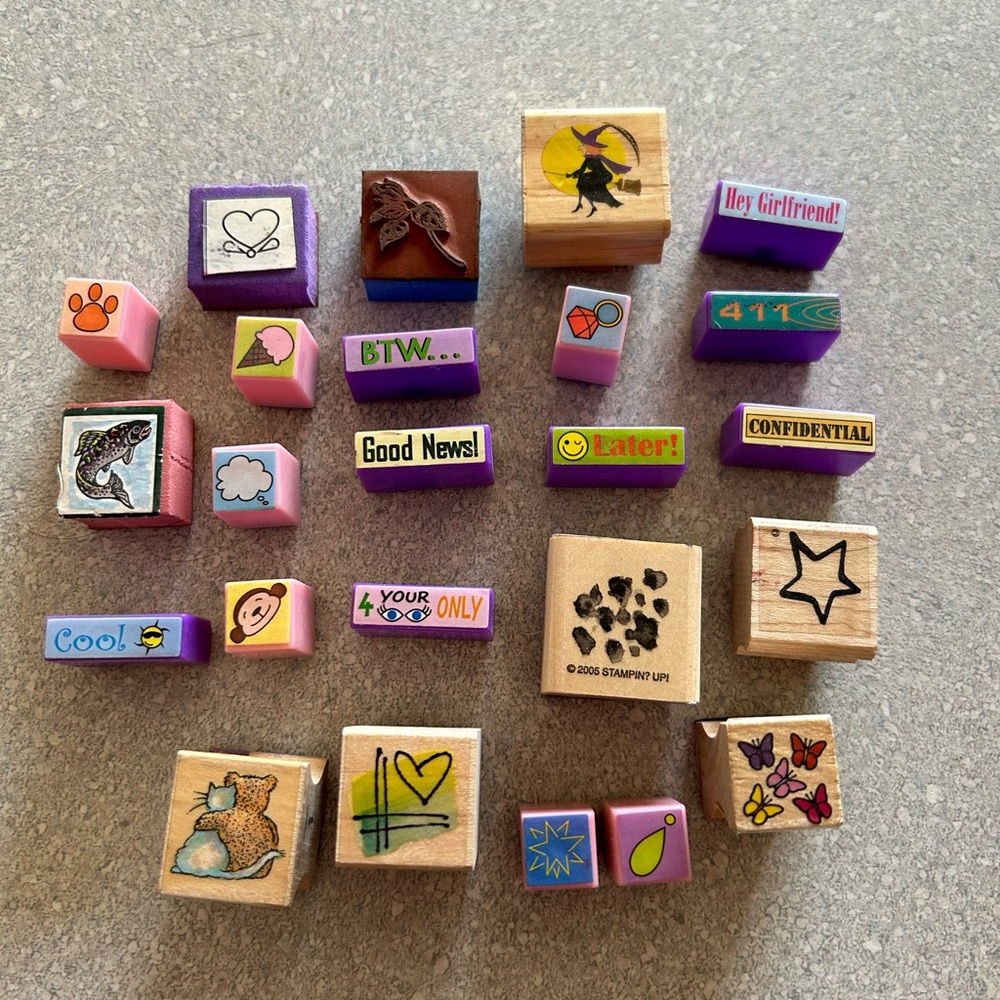 Used stamp collection